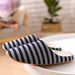 Autumn And Winter Soft Bottom Wooden Floor Striped Indoor Home Slippers Mute Deerskin Flannel Bottom Home - Dazpy