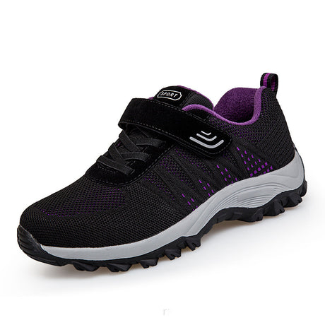 Autumn Middle-aged And Elderly Mother Women's Comfortable Non-slip Walking Shoes - Dazpy