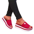 Thick-soled Red Fashion Slippers - Dazpy