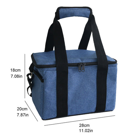 Picnic Bag Waterproof Large Capacity Double Zipper Picnic Ice - Dazpy