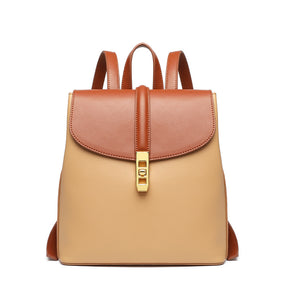 Fashion Contrast Color Backpack Niche Design Elegant