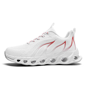 Student Flame Casual Sports Shoes Large Size Running Shoes Summer Mesh